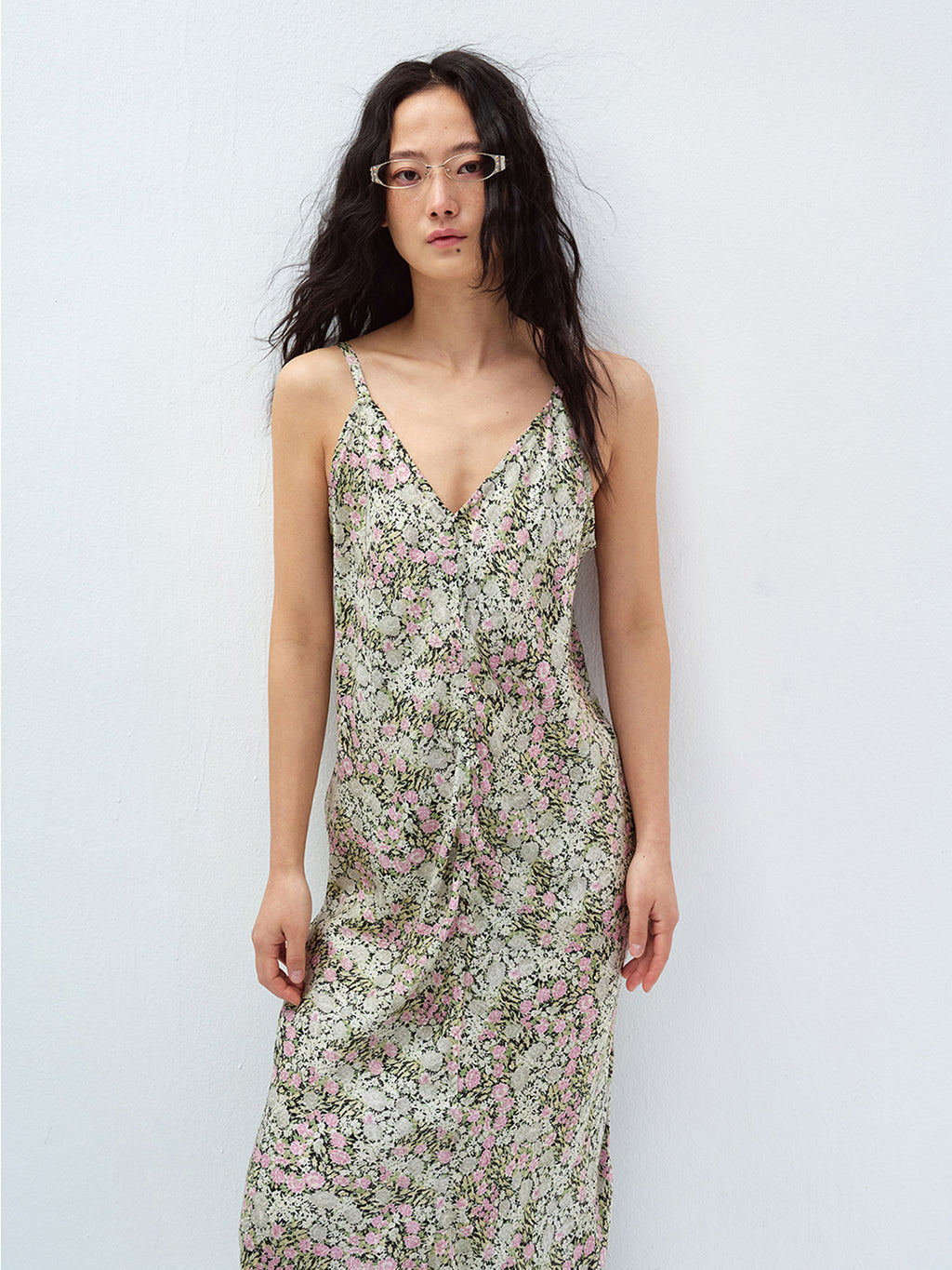 SLEEVELESS OPEN BACK MIDI DRESS