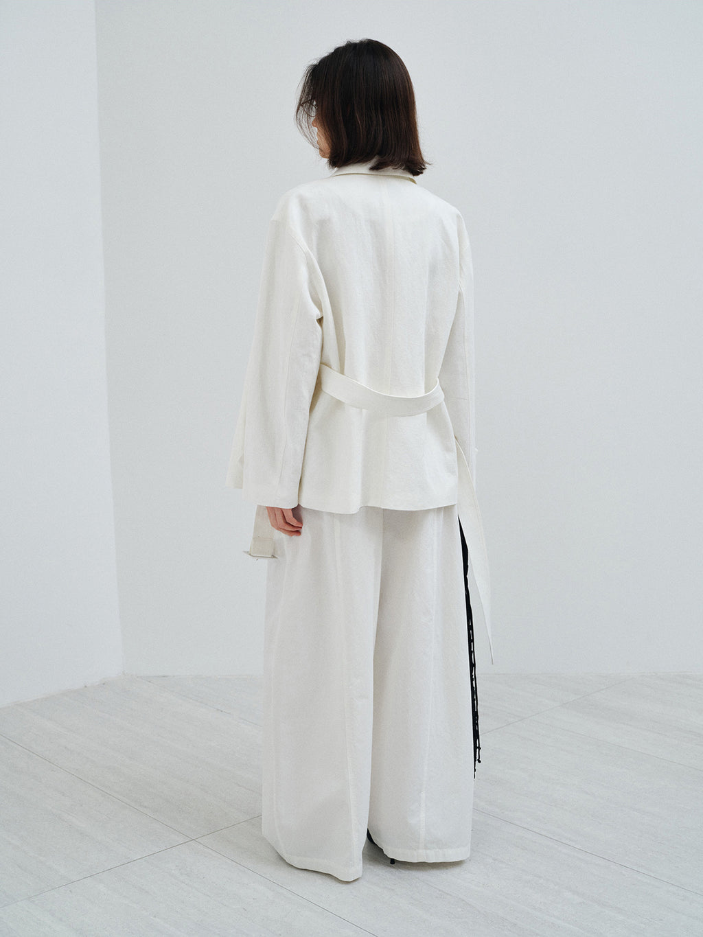 CASUAL DOUBLE BREASTED ASYMMETRICAL TRENCH OUTERWEAR
