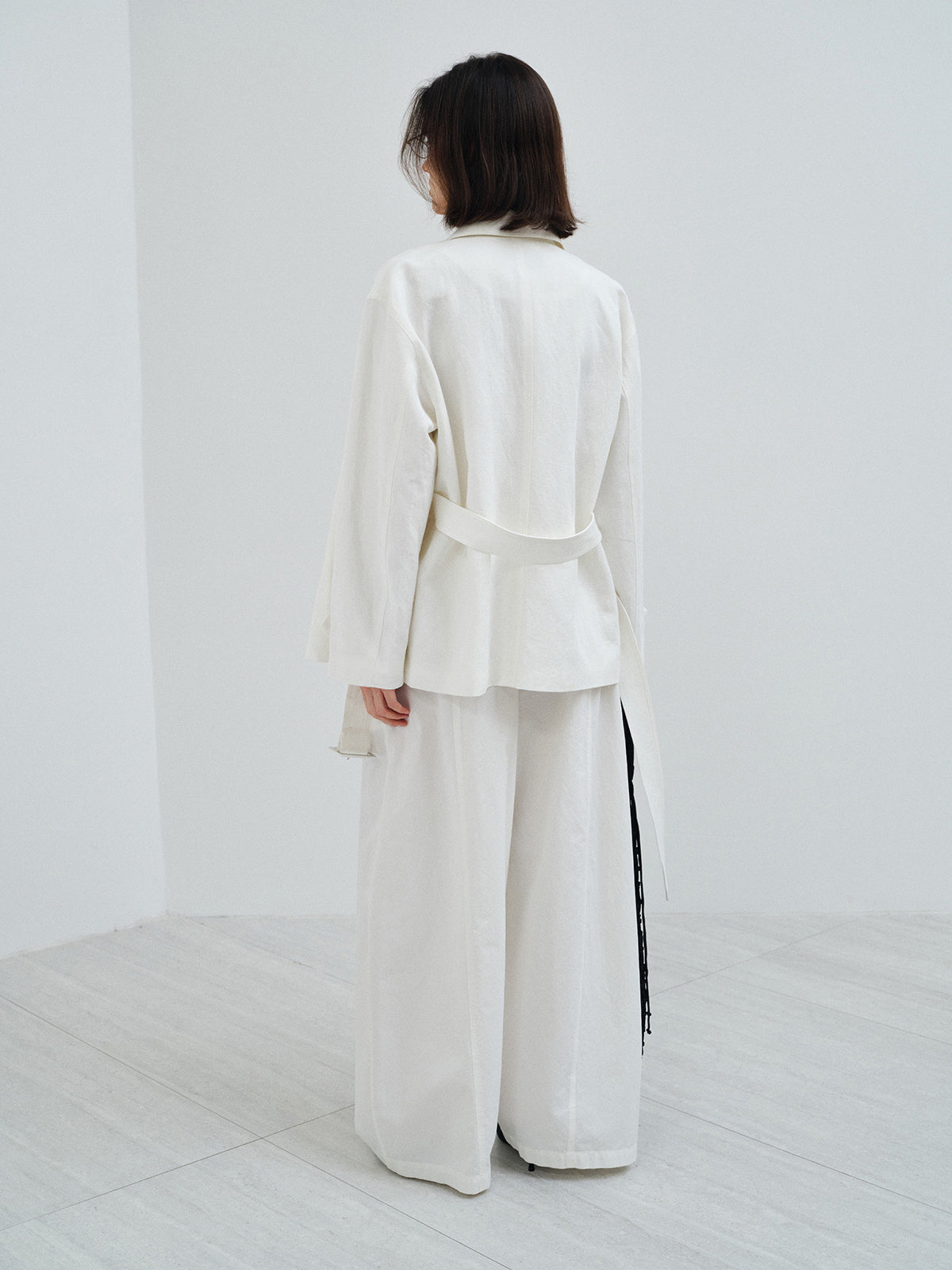 CASUAL DOUBLE BREASTED ASYMMETRICAL TRENCH OUTERWEAR
