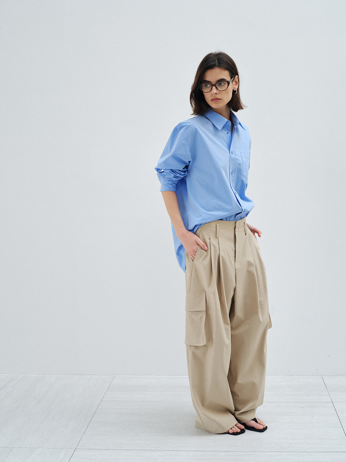 TENCEL RELAXED FIT CASUAL PANTS