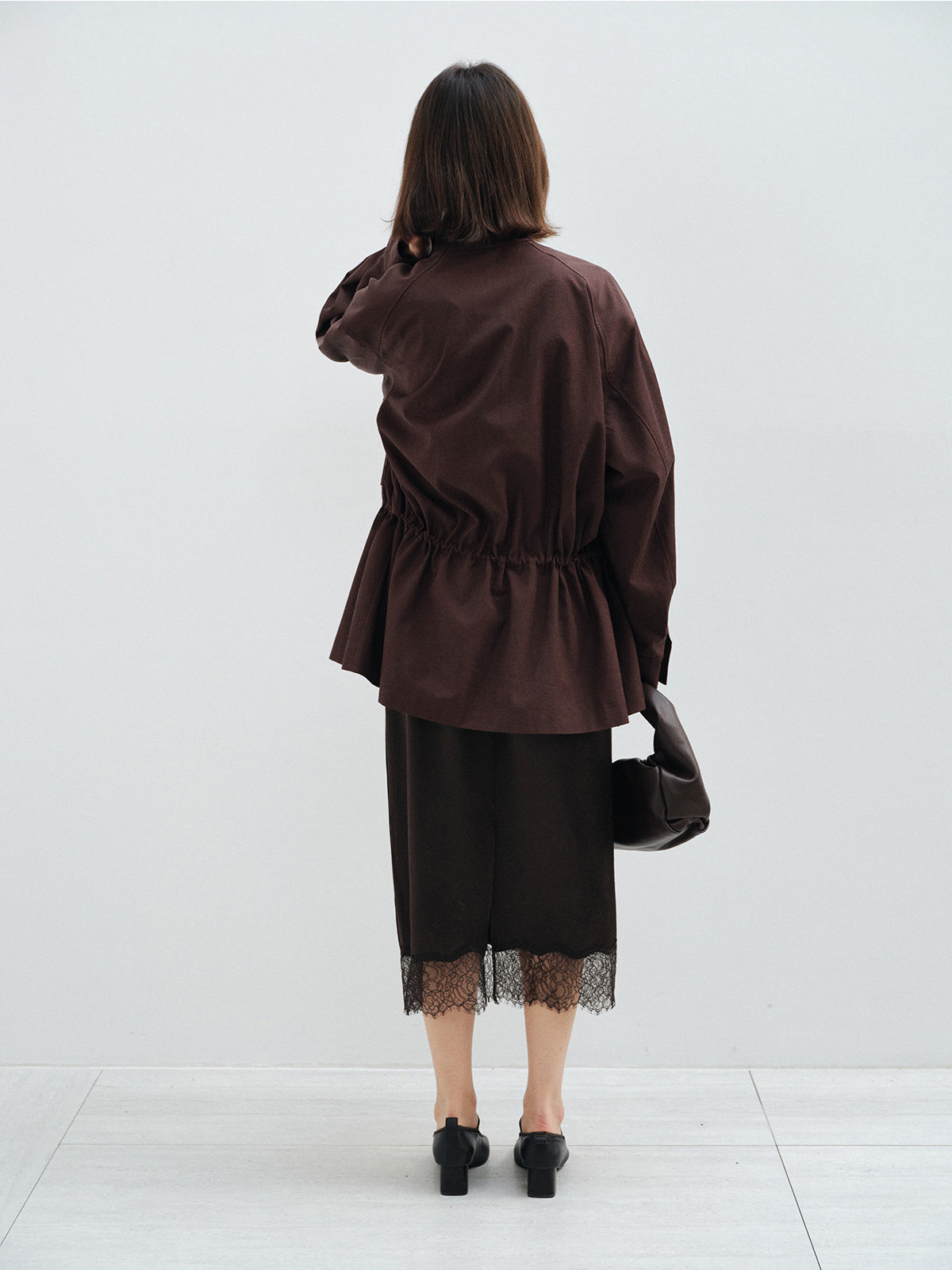 STAND COLLAR VINTAGE UTILITY JACKET