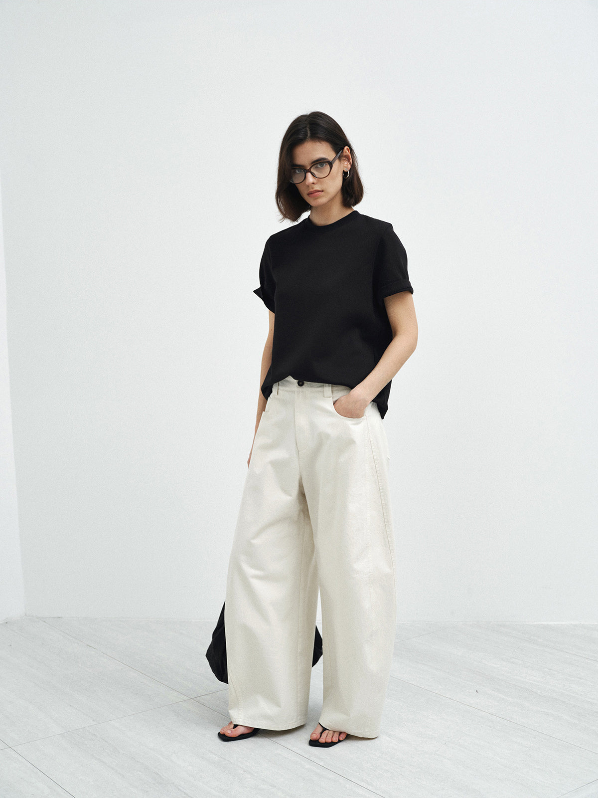 SOFT BREATHABLE COTTON RELAXED CASUAL PANTS