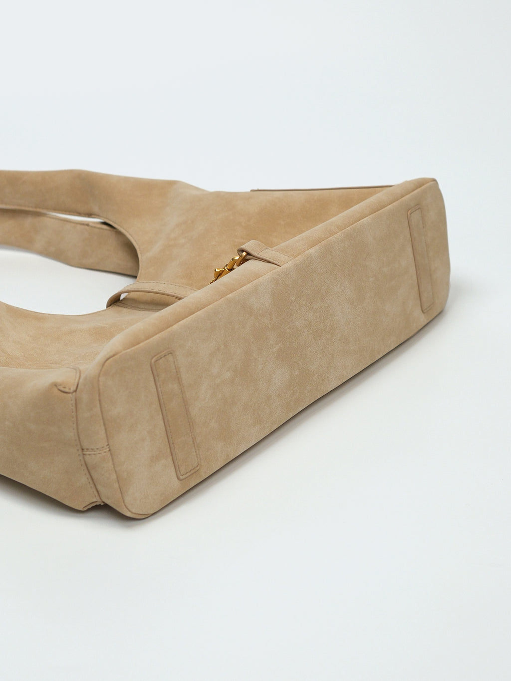 SUEDE-EFFECT HOBO SHOULDER BAG-SWAY 90